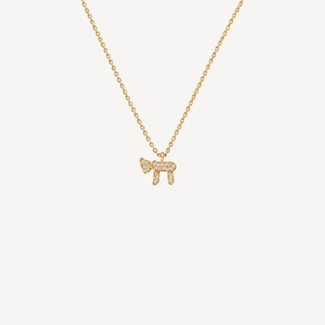Collier Mini Haï en or rose et or jaune serti de diamants – Maison Paillard