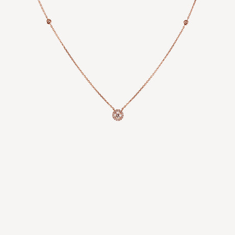 Collier Bonnie en or rose serti de diamants – Maison Paillard