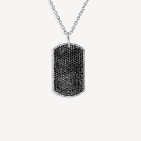 Collier Enzo en or blanc serti de diamants – Maison Paillard