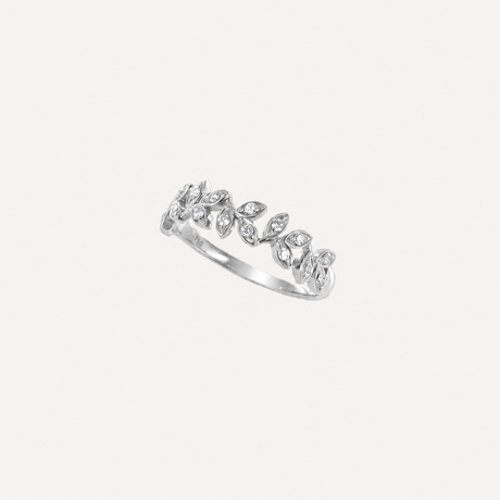 Bague Loria en or rose et or blanc sertie de diamants – Maison Paillard