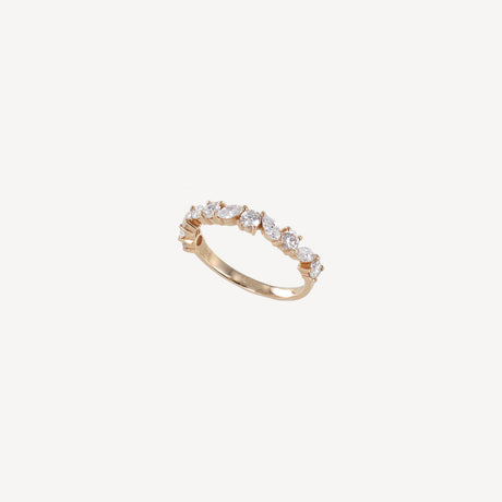 Alliance Eden en or rose sertie de diamants – Maison Paillard