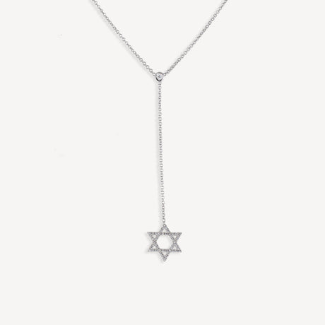 Collier Maguen Pendante Diamants en or blanc serti de diamants – Maison Paillard