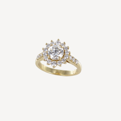 Bague Ella en or jaune sertie de diamants – Maison Paillard