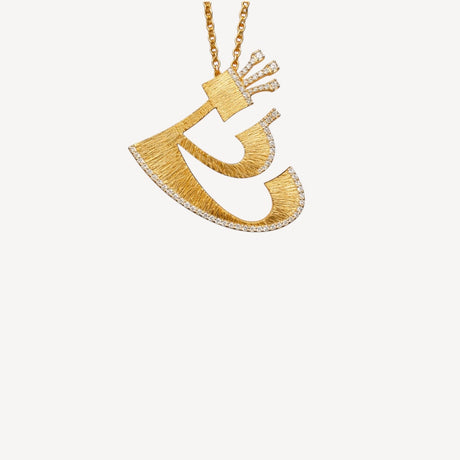 Collier Shin en or jaune serti de diamants – Maison Paillard
