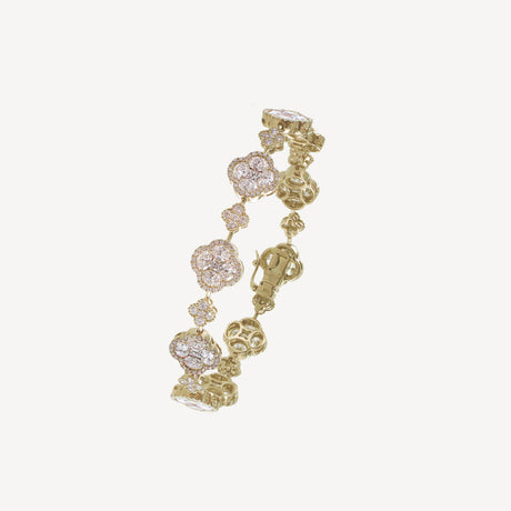 Bracelet Moon en or jaune serti de diamants – Maison Paillard