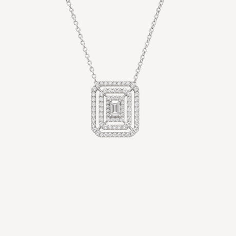 Collier Livy en or blanc serti de diamants – Maison Paillard
