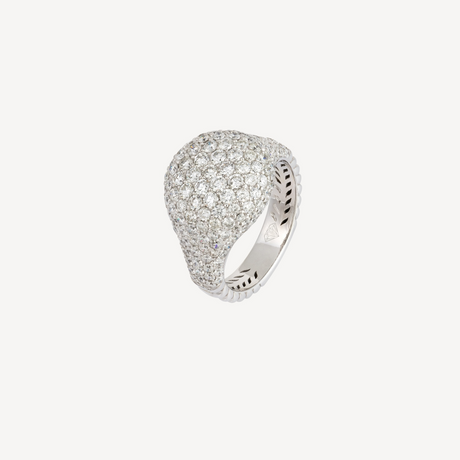 Bague Elite en or blanc sertie de diamants – Maison Paillard