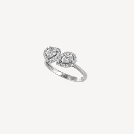 Bague Amy en or blanc sertie de diamants – Maison Paillard