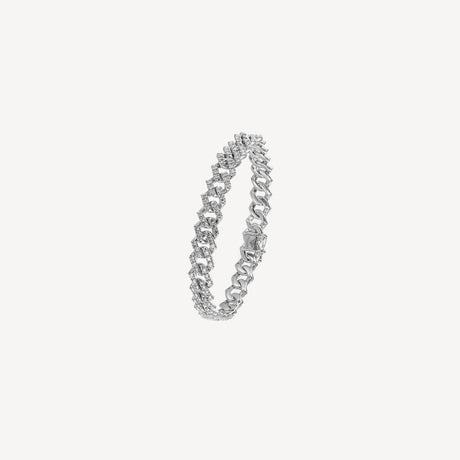 Bracelet Liam en or blanc serti de diamants – Maison Paillard