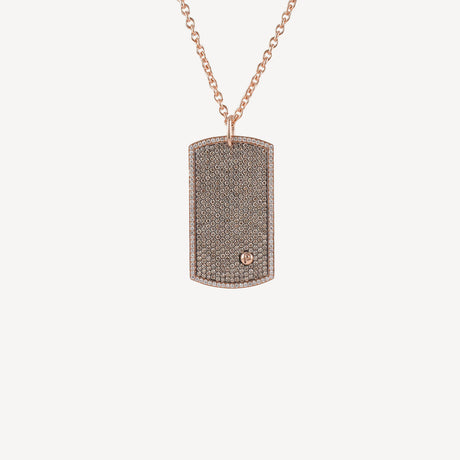 Collier Diego en or rose serti de diamants – Maison Paillard
