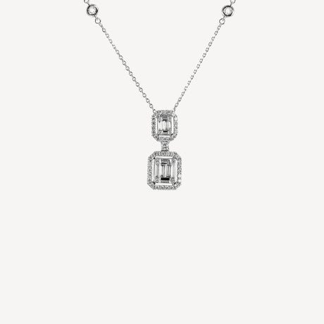 Collier Elena en or blanc serti de diamants – Maison Paillard