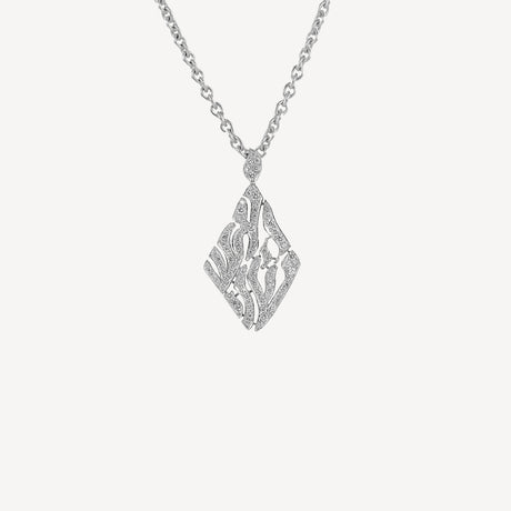 Collier Nahman en or blanc serti de diamants – Maison Paillard