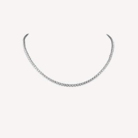 Collier Rivière 2cts en or blanc serti de diamants – Maison Paillard