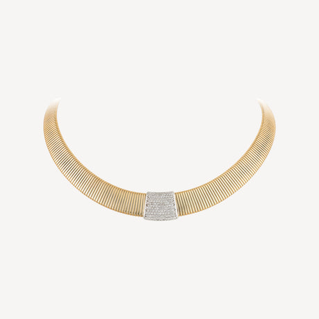 Collier Shiloh en or jaune serti de diamants – Maison Paillard