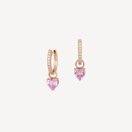 Boucles d'oreilles Carlota Pendantes en or jaune serties de diamants – Maison Paillard
