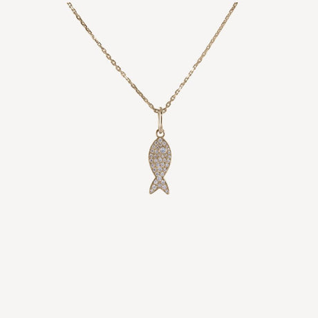 Collier Marina en or jaune serti de diamants – Maison Paillard