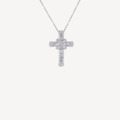 Collier Andrea MM en or blanc serti de diamants – Maison Paillard