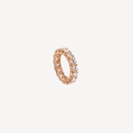 Alliance Alchimie en or rose sertie de diamants – Maison Paillard