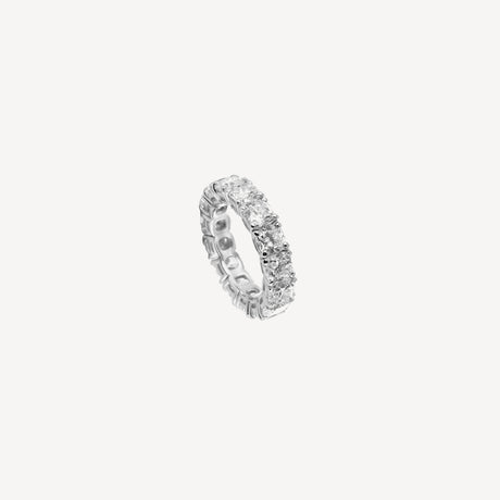 Alliance Taille Coussin 8cts01 en or blanc sertie de diamants – Maison Paillard