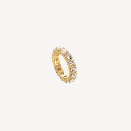 Alliance Lena en or jaune sertie de diamants – Maison Paillard