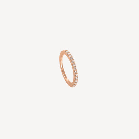 Alliance Livia en or rose sertie de diamants – Maison Paillard
