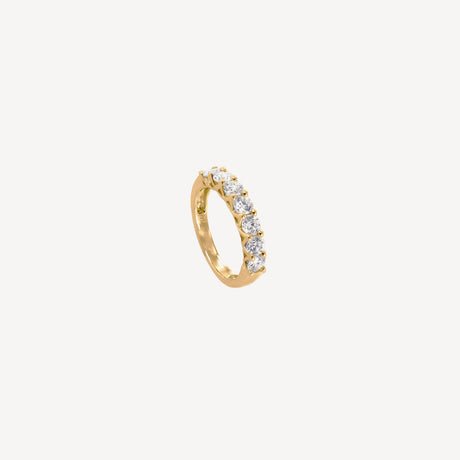 Alliance Paloma en or jaune sertie de diamants – Maison Paillard
