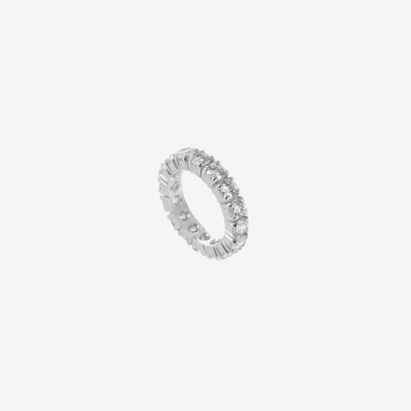 Alliance Taille Brillant 4 Griffes 3cts20 en or blanc sertie de diamants – Maison Paillard