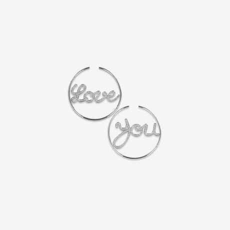 Bijou Loveyou en or blanc serti de diamants – Maison Paillard