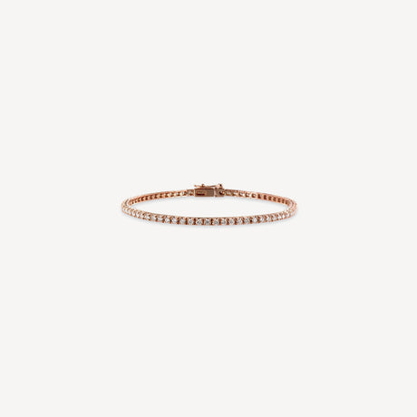 Bracelet Ava en or rose serti de diamants – Maison Paillard