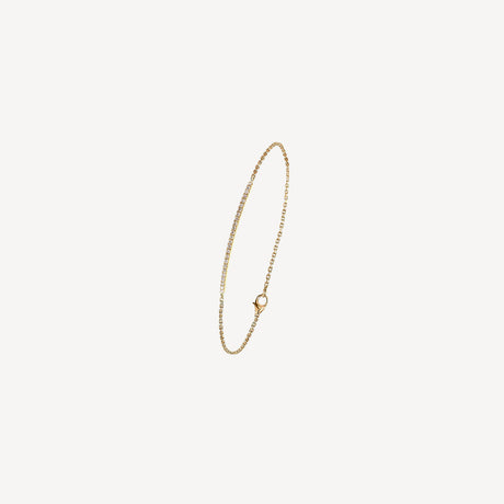 Bracelet Barrette en or jaune serti de diamants – Maison Paillard