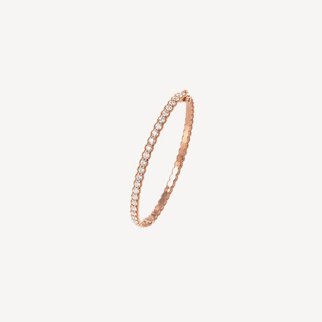 Bracelet Inca en or rose serti de diamants – Maison Paillard