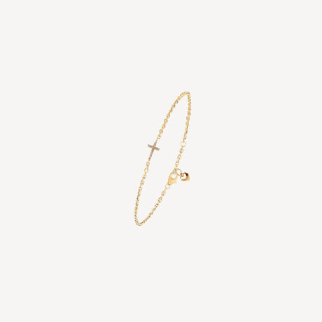 Bracelet Ivana PM en or jaune serti de diamants – Maison Paillard