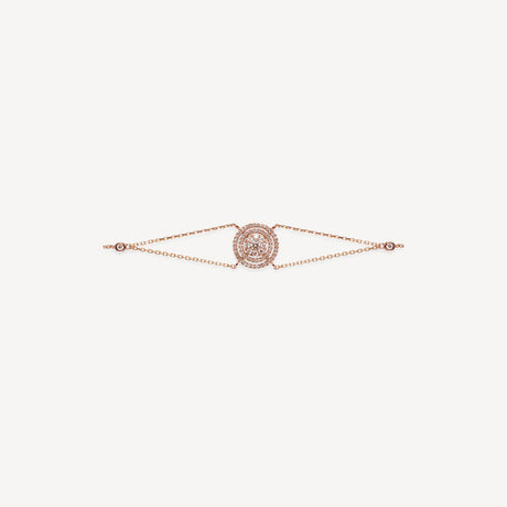 Bracelet Lea en or rose serti de diamants – Maison Paillard