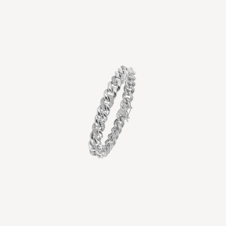Bracelet Stacy en or blanc serti de diamants – Maison Paillard