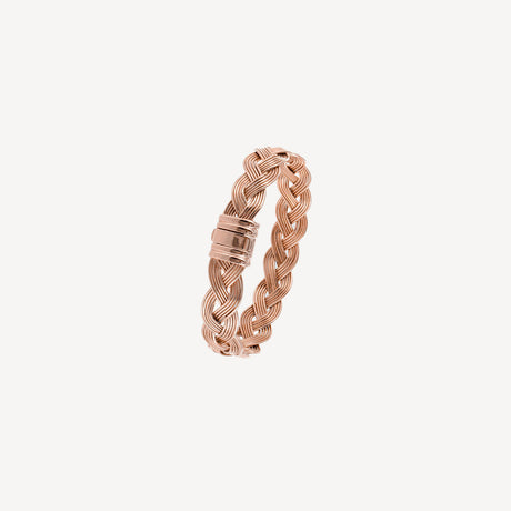 Bracelet Tresse en or rose – Maison Paillard
