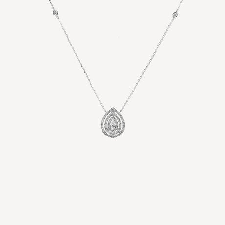 Collier Divine en or blanc serti de diamants – Maison Paillard