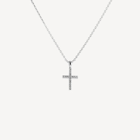 Collier Ivana GM en or blanc serti de diamants – Maison Paillard