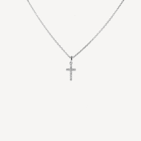 Collier Ivana Mini en or blanc serti de diamants – Maison Paillard