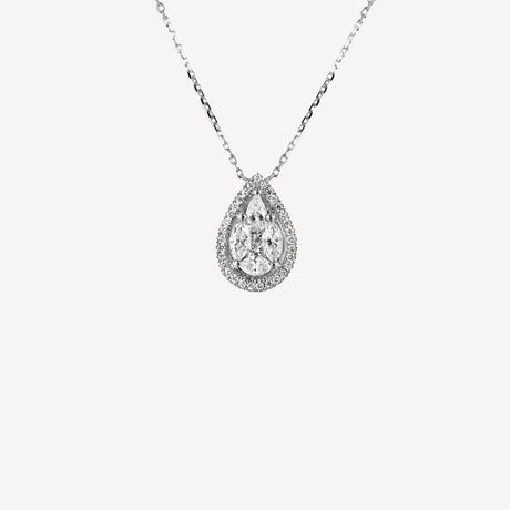 Collier Kath en or blanc serti de diamants – Maison Paillard
