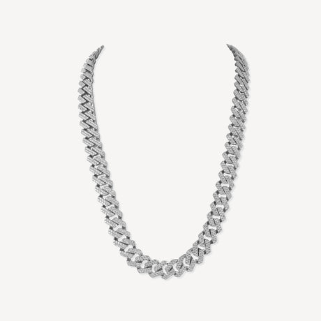 Collier Kol en or blanc serti de diamants – Maison Paillard
