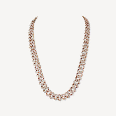 Collier Kol en or rose serti de diamants – Maison Paillard