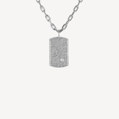 Collier Lennon en or blanc serti de diamants – Maison Paillard