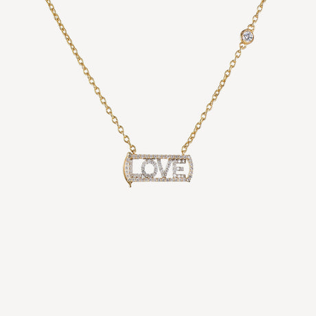 Collier Personnalisable En en or jaune serti de diamants – Maison Paillard