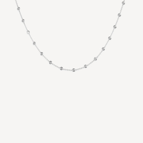Collier Shine en or blanc serti de diamants – Maison Paillard