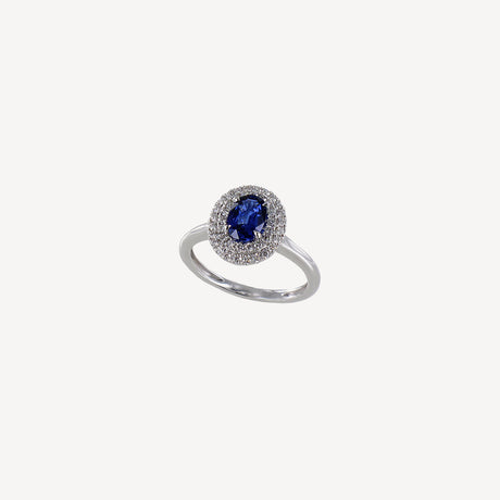 Solitaire Honoree en or blanc serti de diamants – Maison Paillard