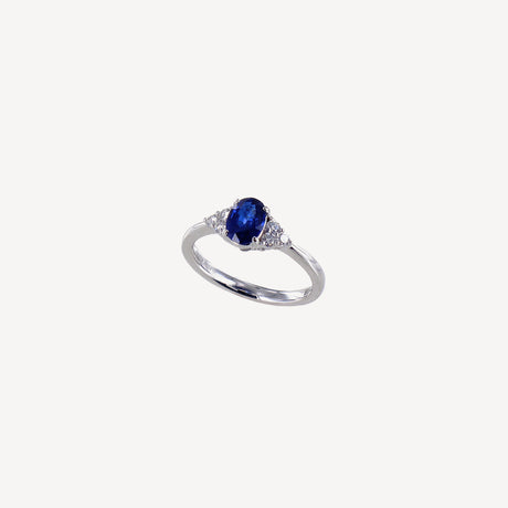 Solitaire Hailey en or blanc serti de diamants – Maison Paillard
