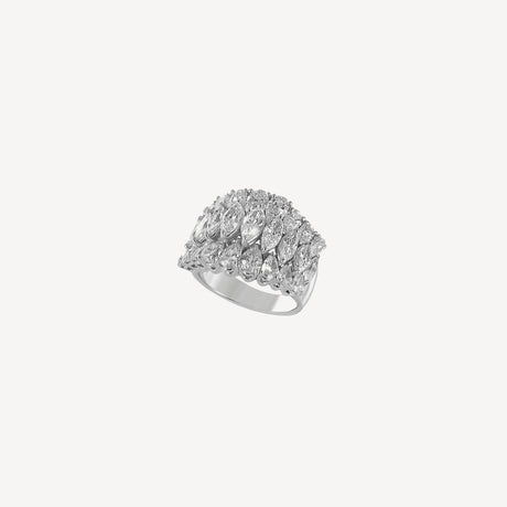 Bague Joey . en or blanc sertie de diamants – Maison Paillard