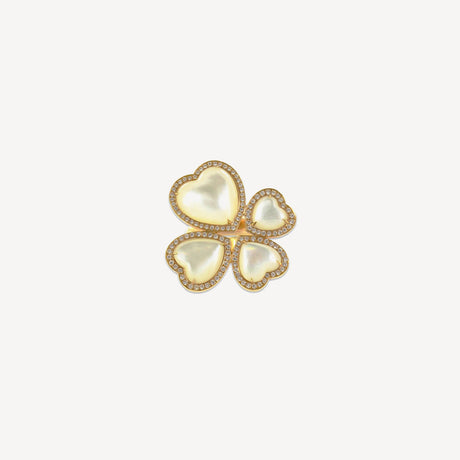 Bague Sweety en or rose sertie de diamants – Maison Paillard