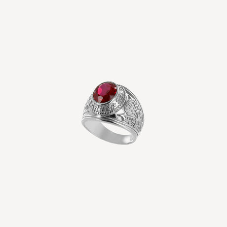 Bague Universitaire en or blanc – Maison Paillard