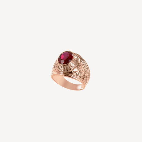Bague Universitaire en or rose – Maison Paillard